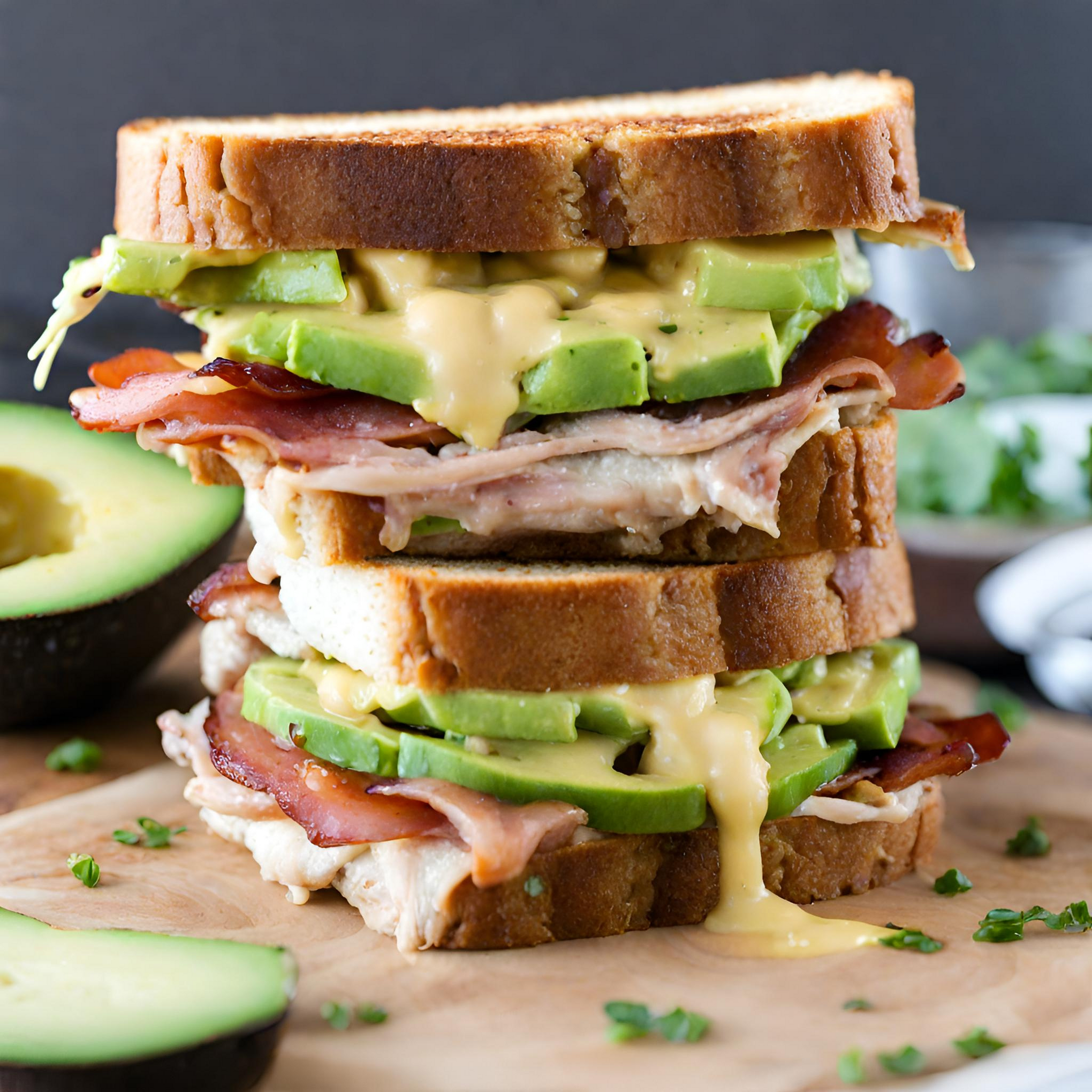 Turkey Bacon Avocado Melt